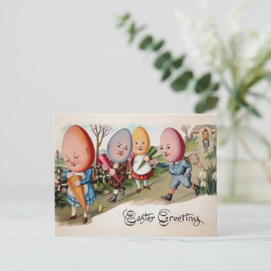 ヴィンテージイースターエッグ ポストカード (スタンド正面)