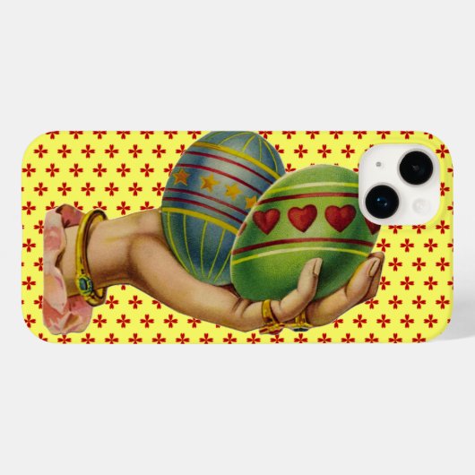 ヴィンテージイースターエッグ Case-Mate iPhoneケース (裏面 (横))