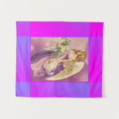 ヴィンテージイースターエンジェルスモール タペストリー (正面(横))