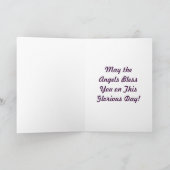 ヴィンテージイースターエンジェルテクスチャカード シーズンカード (内部)