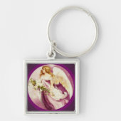 ヴィンテージイースターエンジェルテクスチャ キーホルダー (正面)