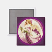 ヴィンテージイースターエンジェルテクスチャ マグネット (正面/裏面)