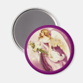 ヴィンテージイースターエンジェルテクスチャ マグネット (正面/裏面)