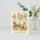ヴィンテージイースターカードとサーカスの雛 シーズンポストカード (スタンド正面)