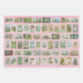 ヴィンテージイースターカードの紙シート(3) ラッピングペーパーシート (正面2)