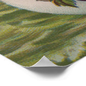 ヴィンテージイースターカード子供セーリング ポスター (角)