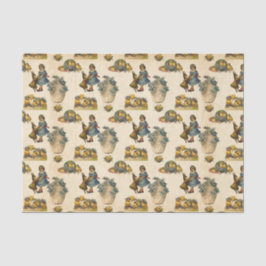 ヴィンテージイースターガールバニーパーティー組織 薄葉紙