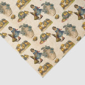 ヴィンテージイースターガールバニーパーティー組織 薄葉紙 (詳細)