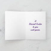 ヴィンテージイースタークロスとユリ シーズンカード (内部)