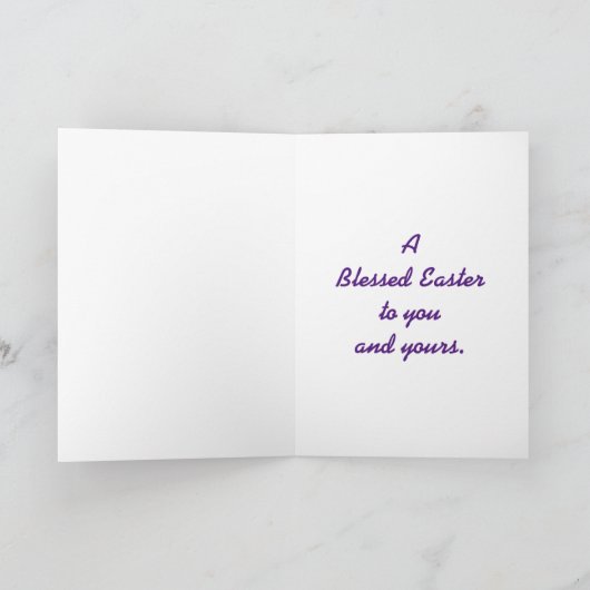 ヴィンテージイースタークロスとユリ シーズンカード (内部)