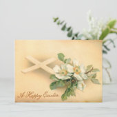 ヴィンテージイースタークロスと犬のバラ シーズンカード (スタンド正面)