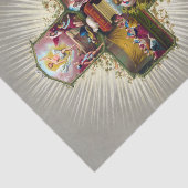 ヴィンテージイースタークロス宗教的な休日金ゴールド 薄葉紙 (詳細)