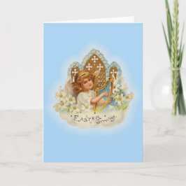 ヴィンテージイースターグリーティングエンジェル シーズンカード