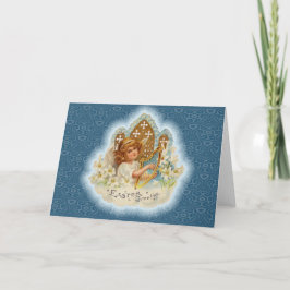 ヴィンテージイースターグリーティングエンジェル シーズンカード