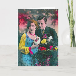 ヴィンテージイースターグリーティングカード シーズンカード