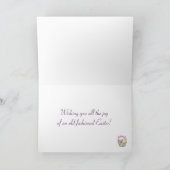 'ヴィンテージイースター'グリーティングカード シーズンカード (内部)