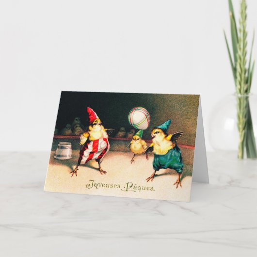 ヴィンテージイースターグリーティングカード シーズンカード (正面)