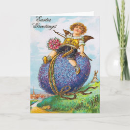 ヴィンテージイースターグリーティングカード シーズンカード