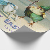 ヴィンテージイースターグリーティングシックサーカス ラッピングペーパー (角)