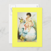 ヴィンテージイースターケルブ&チックス シーズンポストカード (正面/裏面)