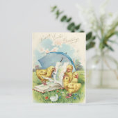 ヴィンテージイースターシックホリデー葉書 シーズンポストカード (スタンド正面)