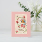 ヴィンテージイースターシック葉書 シーズンポストカード (スタンド正面)