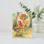 ヴィンテージイースターシック葉書 シーズンポストカード (スタンド正面)