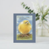 ヴィンテージイースターシック葉書 シーズンポストカード (スタンド正面)