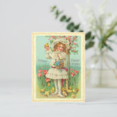 ヴィンテージイースターシック葉書 シーズンポストカード (スタンド正面)