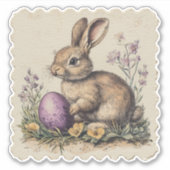 ヴィンテージイースターシール シール (正面)