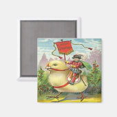 ヴィンテージイースタージャイアントベビーシックに乗る， ZSSG マグネット (正面/裏面)