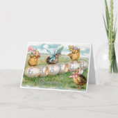 ヴィンテージイースターチックスとイースターエッグ シーズンカード (正面)