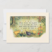 ヴィンテージイースターチックスと詩おもしろい園 シーズンカード (正面)