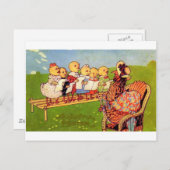 ヴィンテージイースターチックスの挨拶 シーズンポストカード (正面/裏面)