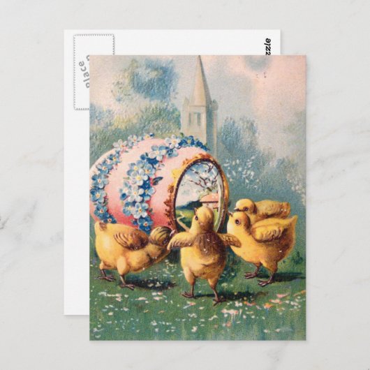 ヴィンテージイースターチックス ポストカード (正面/裏面)