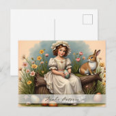 ヴィンテージイースターチャーム シーズンポストカード (正面/裏面)