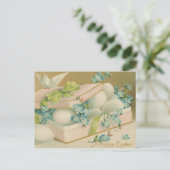 ヴィンテージイースターハトと卵 シーズンポストカード (スタンド正面)