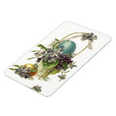 ヴィンテージイースターバスケットエッグプレミアムフレキシ磁石 マグネット (左側)