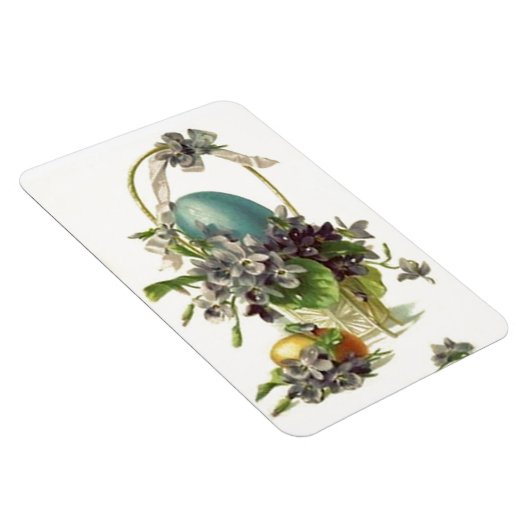 ヴィンテージイースターバスケットエッグプレミアムフレキシ磁石 マグネット (右側)