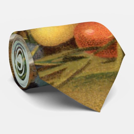 ヴィンテージイースターバニーと子供たちハッピー東潮 ネクタイ (ロール)