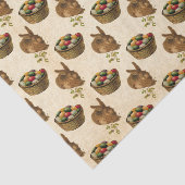 ヴィンテージイースターバニーのパーティータイル組織 薄葉紙 (詳細)