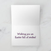 ヴィンテージイースターバニーカード シーズンカード (内部)