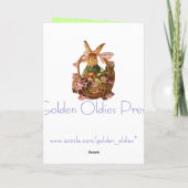 ヴィンテージイースターバニーカード シーズンカード (裏面)