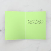 ヴィンテージイースターバニーカード シーズンカード (内部)