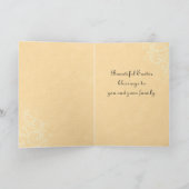 ヴィンテージイースターバニーカード シーズンカード (内部)