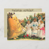 ヴィンテージイースターバニーコーア シーズンポストカード (正面/裏面)