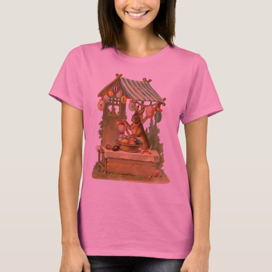 ヴィンテージイースターバニーシャツ Tシャツ (正面)