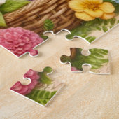 ヴィンテージイースターバニーフローラと卵 ジグソーパズル (側面)