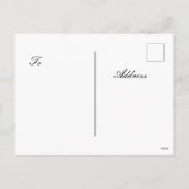 ヴィンテージイースターバニーホリデーカード シーズンポストカード (裏面)