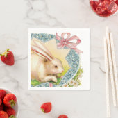 ヴィンテージイースターバニーホリデーパーティーナプキンス スタンダードカクテルナプキン (インサイチュ)